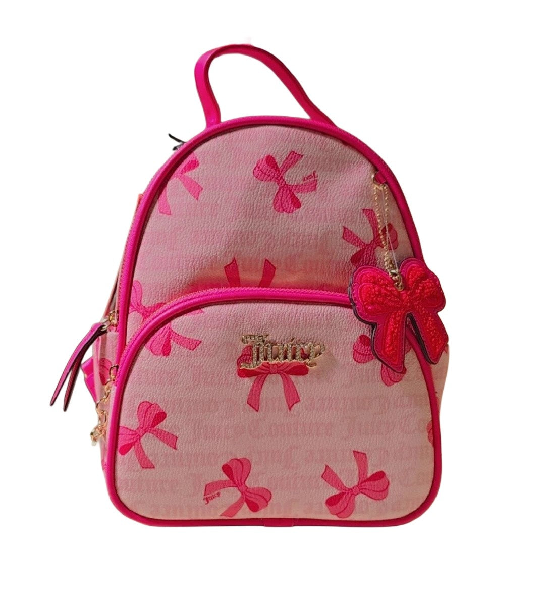 Juicy Couture Simply Sweet Backpack Coquette Bows Light Pink With Bow Charm