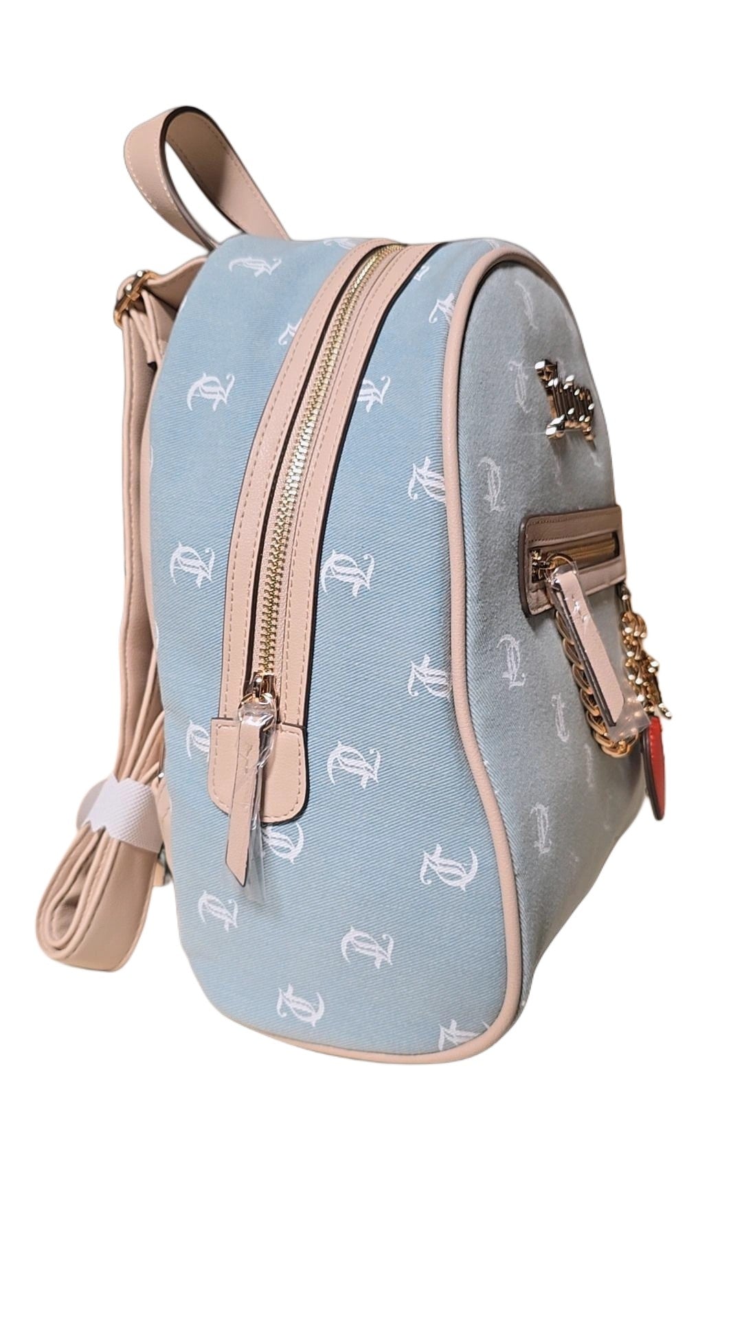 Juicy Couture Demin Days Backpack with Strawberry charm