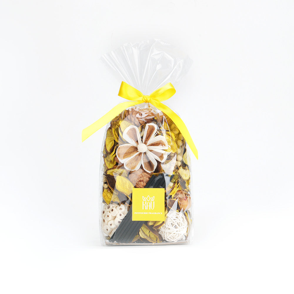 Potpourri Bowl Filler, Spring Potpourri Dried Flower Vase Fill Mix, Home Decor Scented Dry Potpourri - Yellow