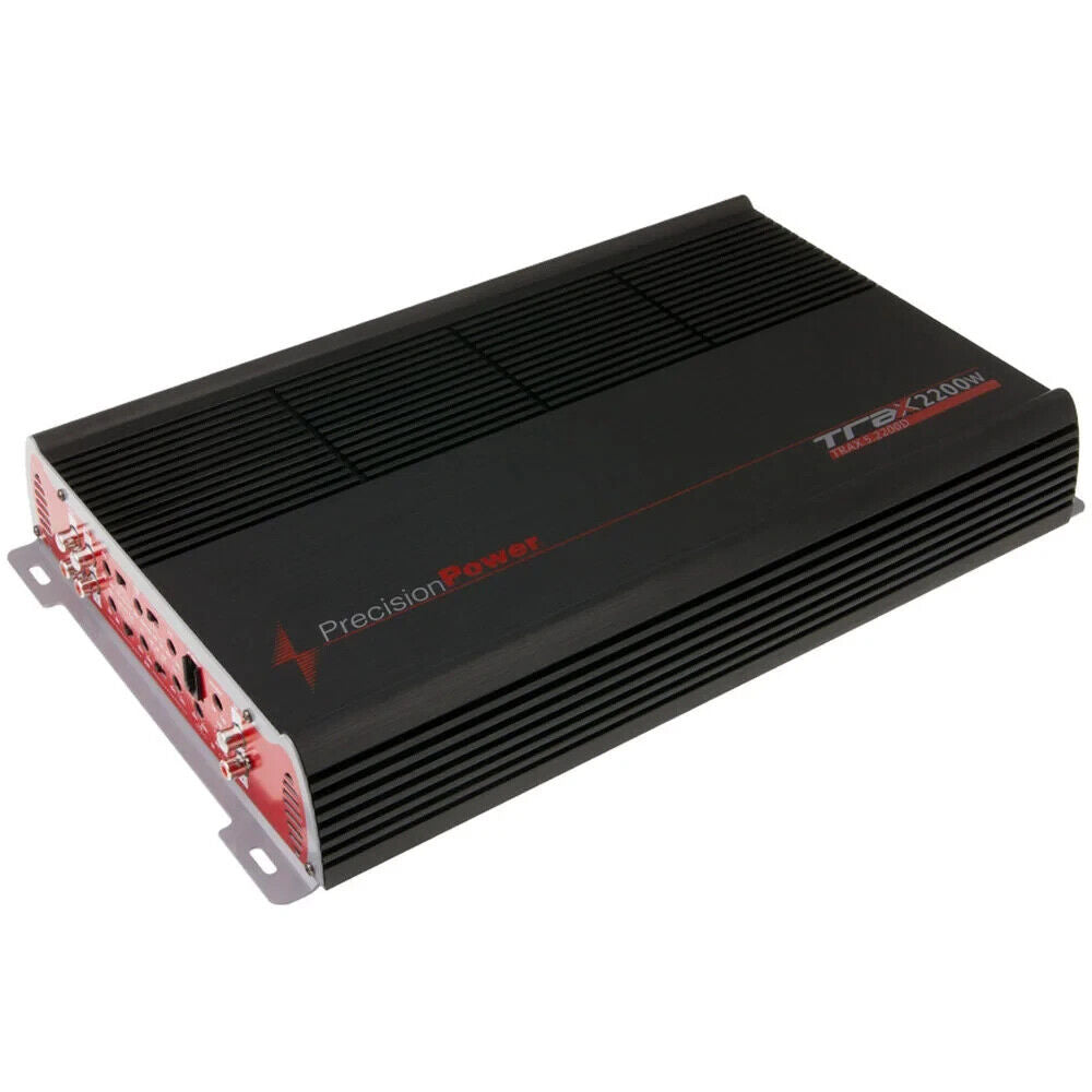 Precision Power TRAX5-2200D 5-Channel Car Audio Amplifer 2200 Watts W/ Bass Knob