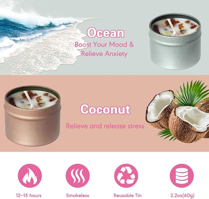 KAV Bath Bomb and Candle Set