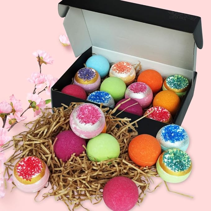 KAV Bath Bombs for Women Gift Set 12pcs