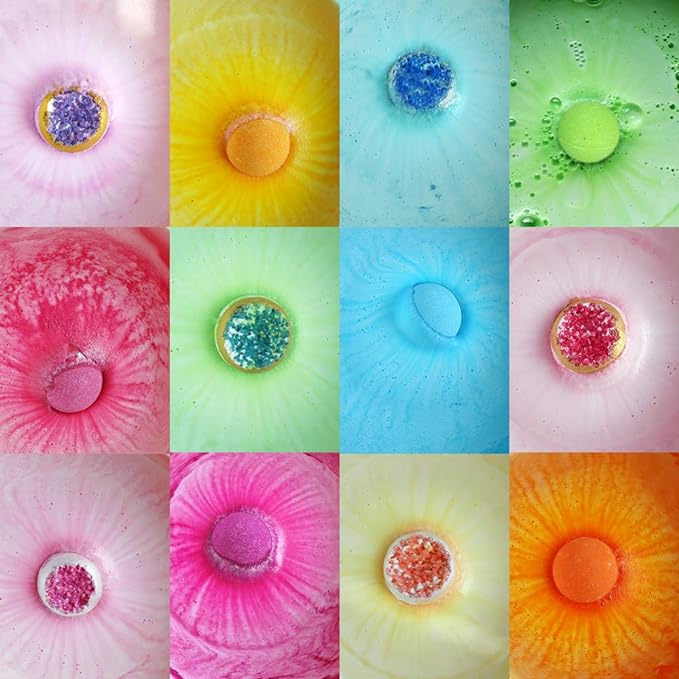 KAV Bath Bombs for Women Gift Set 12pcs