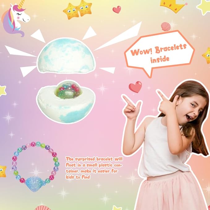 KAV Bath Bombs Surprise Bracelet Inside 9 Pcs