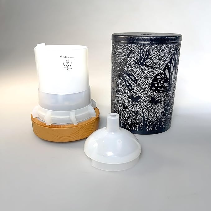 KAV Shadow of The Butterfly Black Metal Essential Oil Diffuser