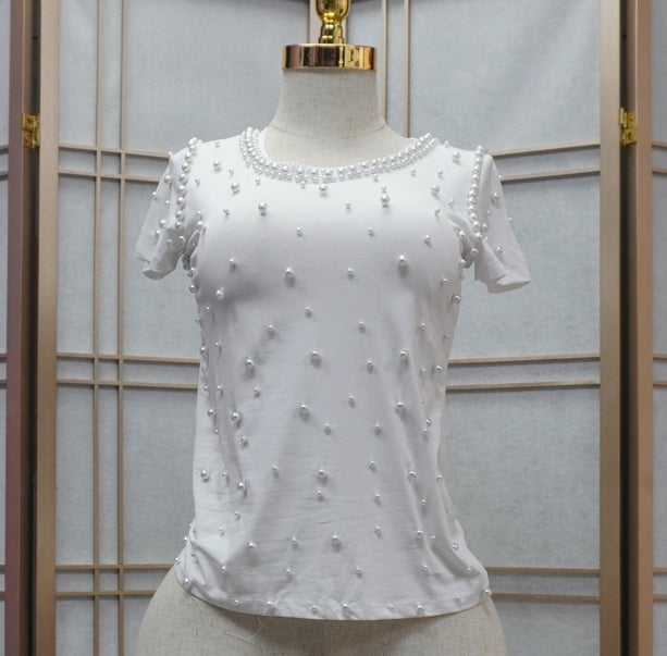 Fashion Pearls Top/T-shirt