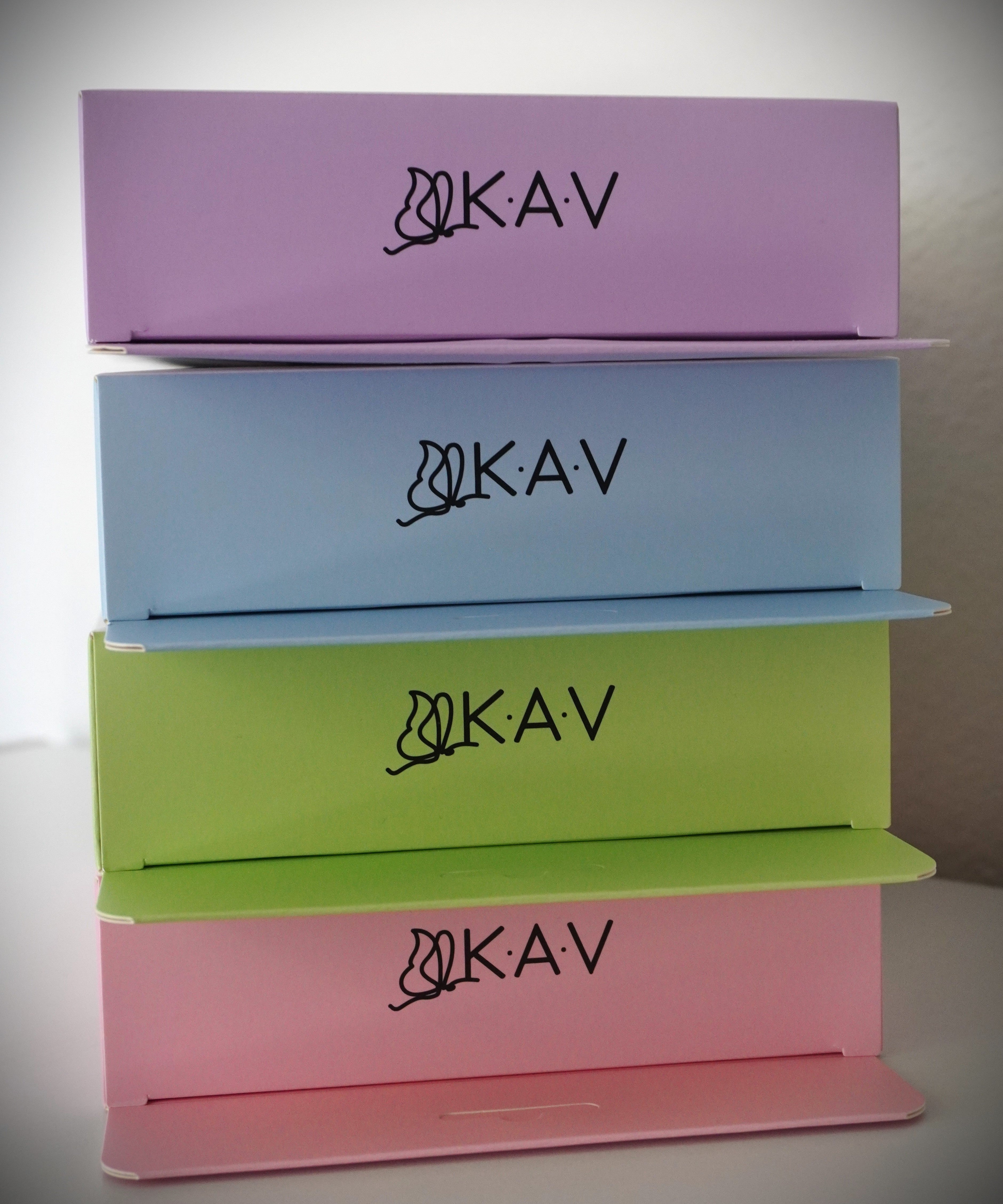 KAV Luxury Triple Layer Shower Caps - Purple