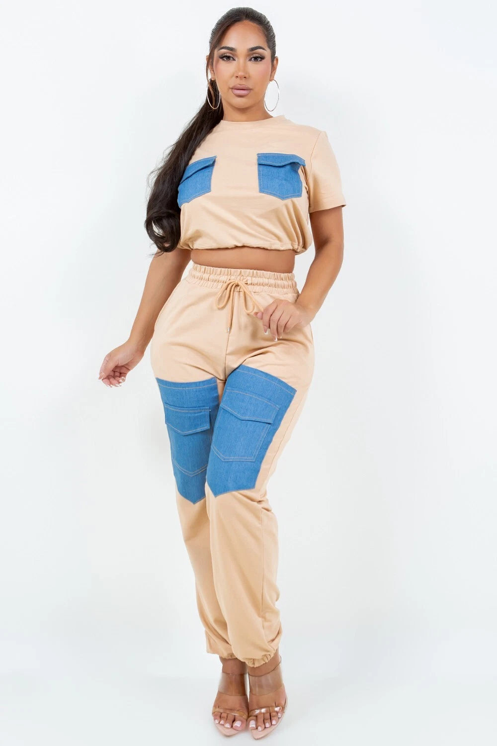 Two-piece women Demin Set