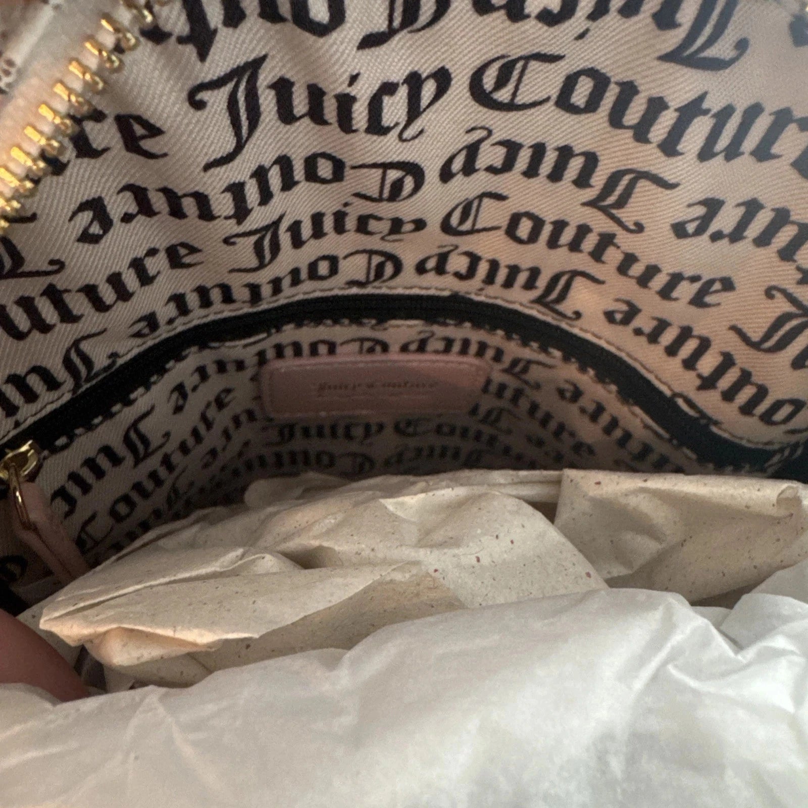 JUICY COUTURE Strawberry Pecan White Freshly Picked Backpack Bag NWT &π Charm