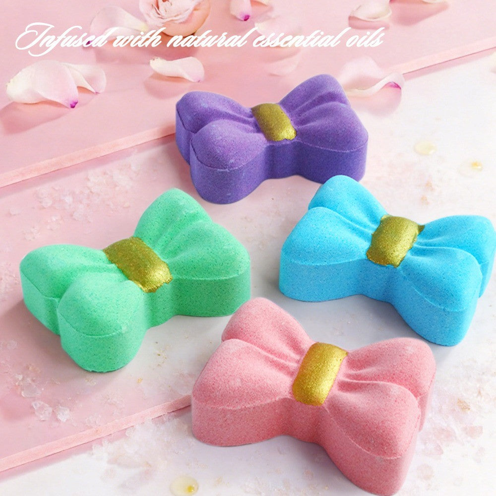 KAV Coquette Delights Bow Bath Bombs - set of 4pcs