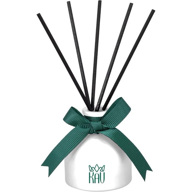 KAV Reed Diffuser Set, Aroma Scented Diffuser with Sticks, Aromatherapy Reed Oil Diffuser, Home Fragrance Gift for Bathroom Office Shelf Décor - First Encounter (Pure Gardenia)