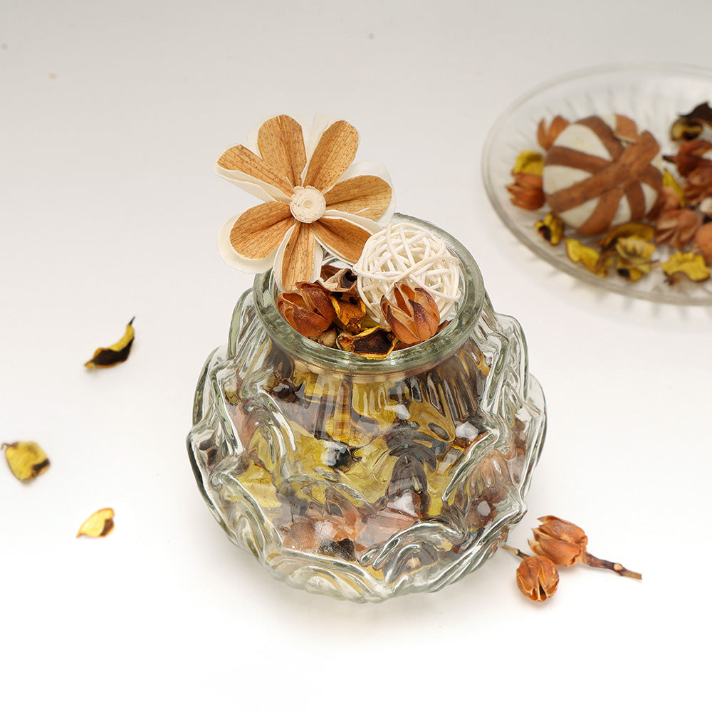 Potpourri Bowl Filler, Spring Potpourri Dried Flower Vase Fill Mix, Home Decor Scented Dry Potpourri - Yellow