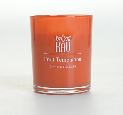 KAV Fruit Temptation Scented Candles, 150G Natural Soy Wax Premium Candle, Fresh Tones and Elegant Look