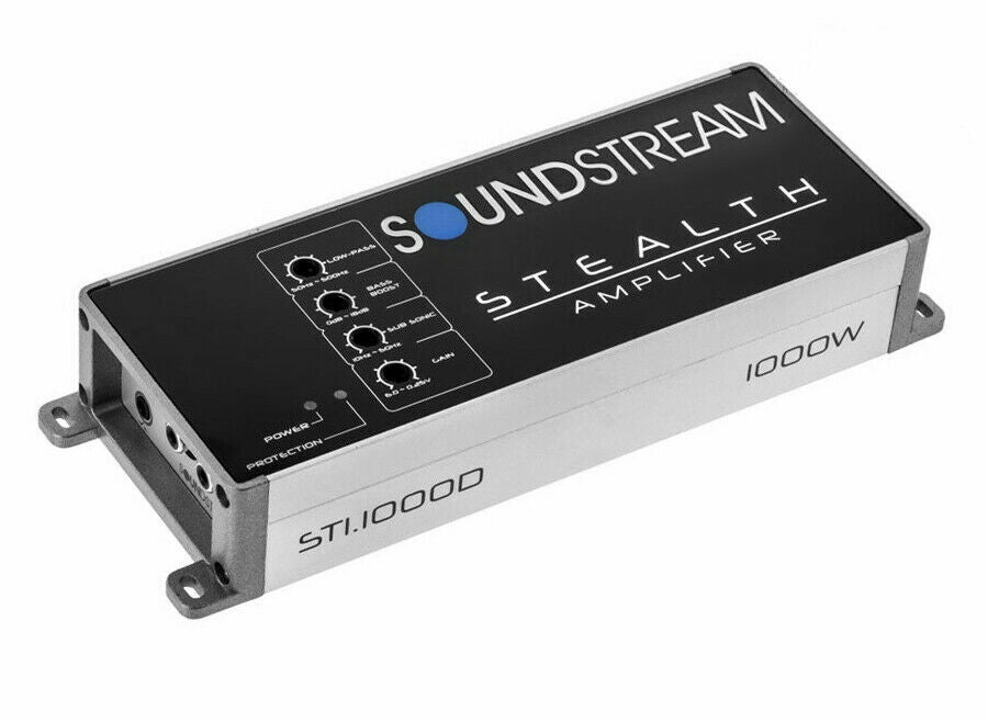 Soundstream ST1.1000D Class D Car Motorcycle Mono Audio Amp Amplifier 500w Rms