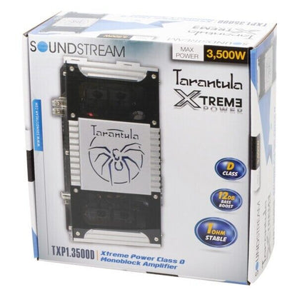 Soundstream TXP1.3500D Monoblock Class D Car Audio Sub Amp Amplifier 3500w