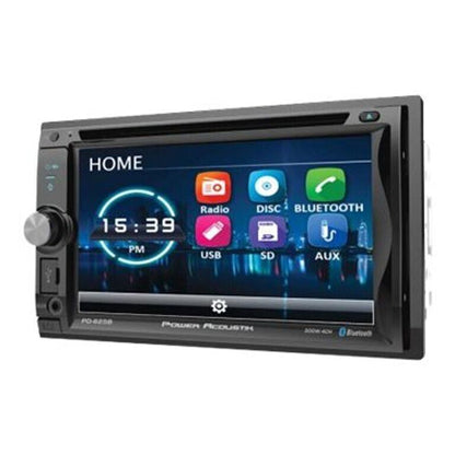 Power Acoustik PD-625B 6.2" Lcd Detachable 2-Din Dvd Cd Bluetooth Car Stereo