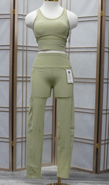 Hight-Waist Sport Set/ Leggings and Crop Top