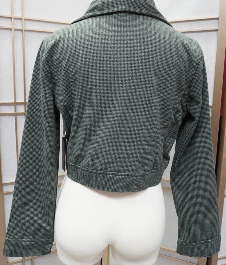 Hounds tooth crop Jacket for women