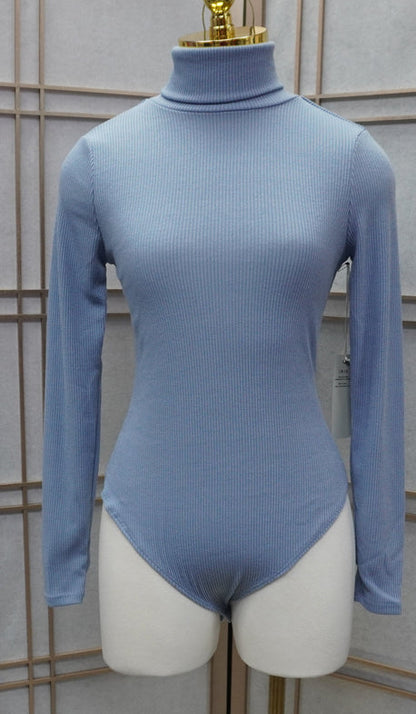 Long-Sleeve Turtleneck Bodysuit/ Long sleeve top