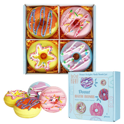 KAV 4 Donut Delights Bath Bomb Set