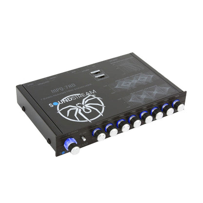 Soundstream MPQ-7XO 7 Band Car Audio Parametric Equalizer, Crossover