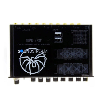 Soundstream MPQ-7XO 7 Band Car Audio Parametric Equalizer, Crossover