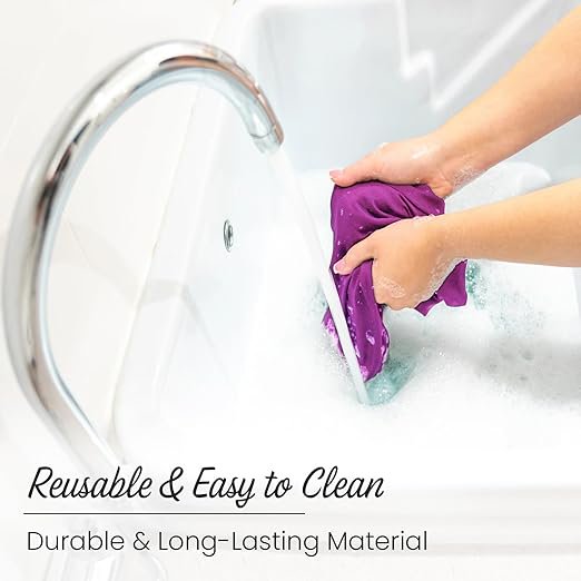 KAV Luxury Triple Layer Shower Caps - Purple