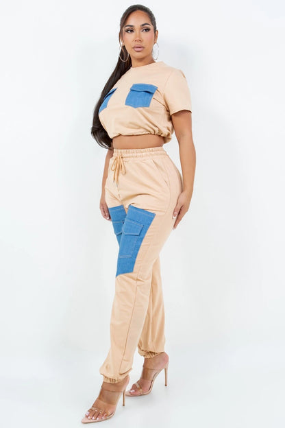 Two-piece women Demin Set