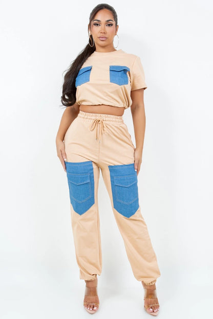 Two-piece women Demin Set