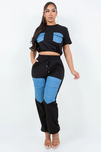 Two-piece women Demin Set