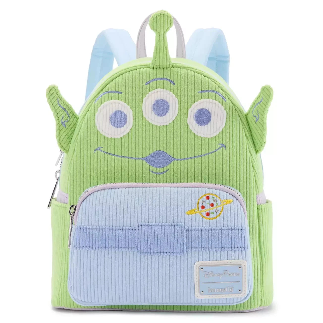 Disney Parks Toy Story Alien Corduroy Loungefly Mini Backpack New With Tags!