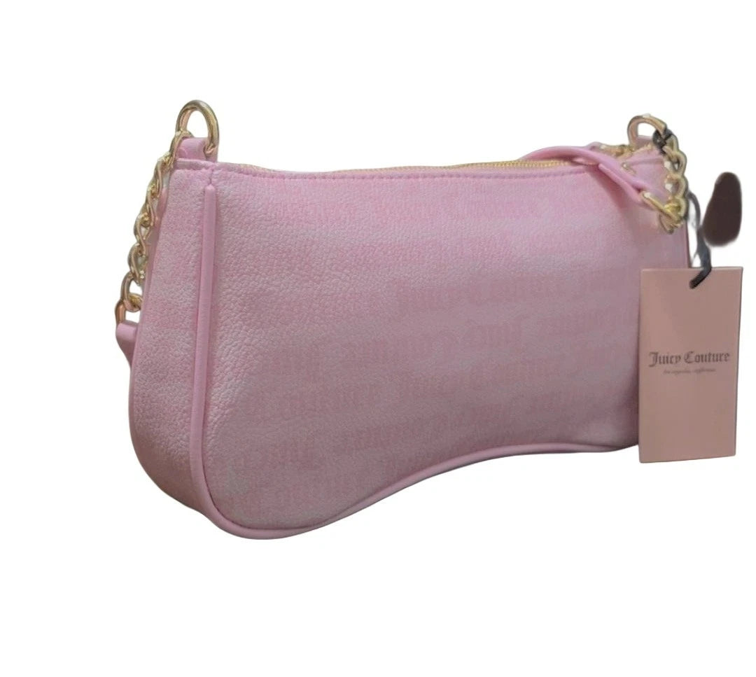 Juicy Couture Fashionista Shoulder Bag Powder Blush - Pink Shoulder Juicy Bag