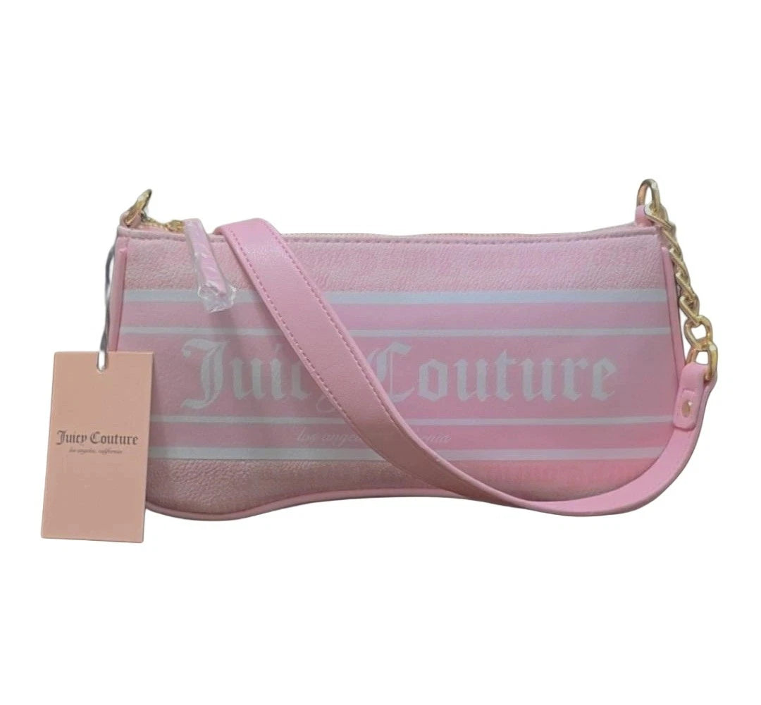 Juicy Couture Fashionista Shoulder Bag Powder Blush - Pink Shoulder Juicy Bag