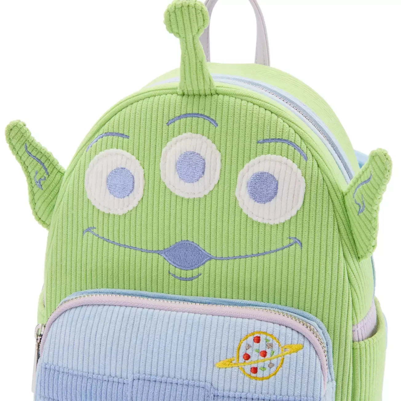 Disney Parks Toy Story Alien Corduroy Loungefly Mini Backpack New With Tags!