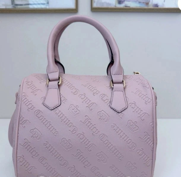 NWT Juicy Couture Not Your Babe Satchel Purse Handbag Dusty Blush